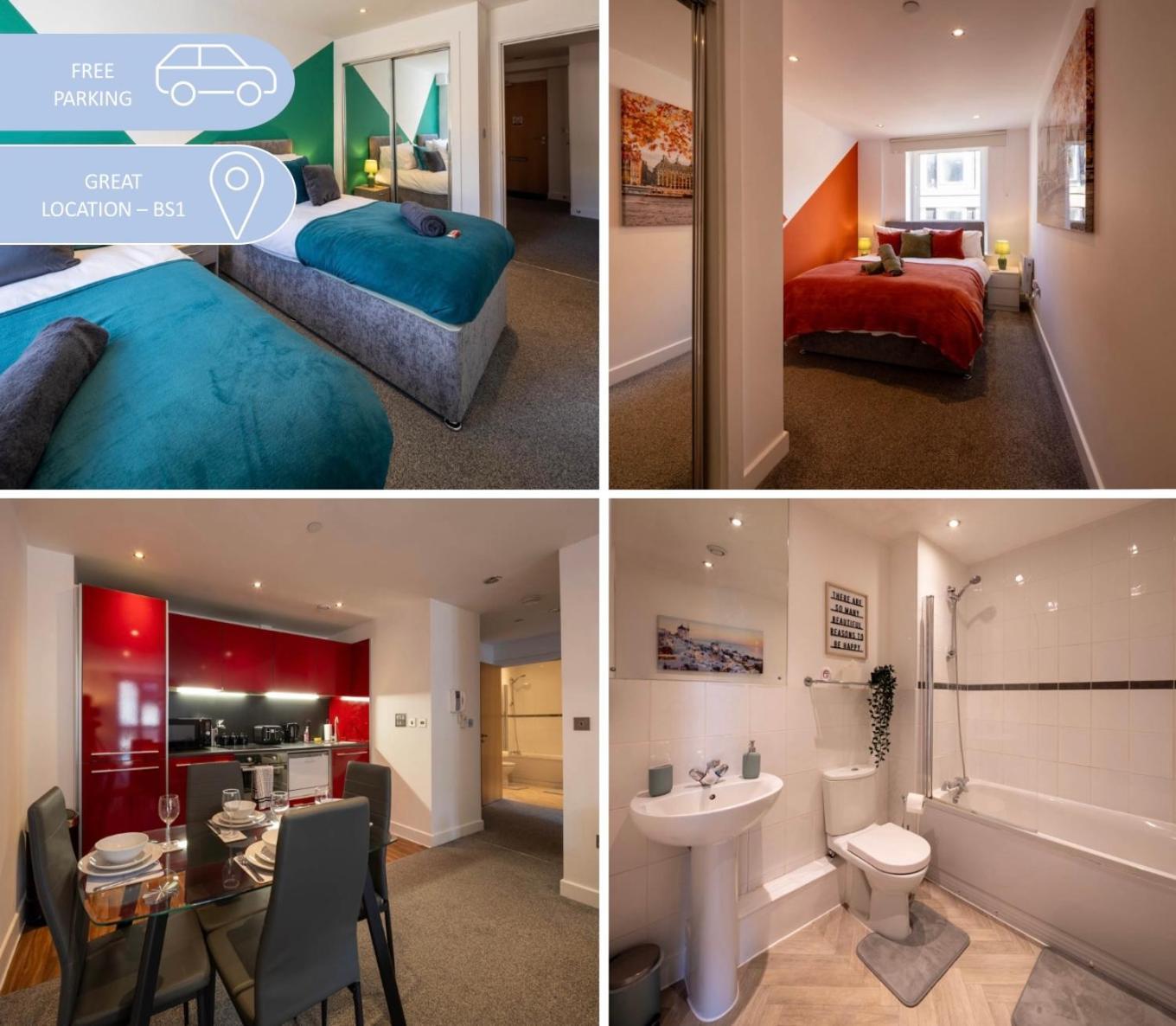 New 2Br Flat - Free Parking - Fast Wi-Fi * Bristol
